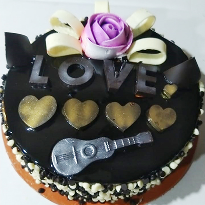 "Round shape Chocolate Cake -1 kg (Exotica) - Click here to View more details about this Product